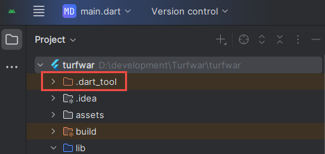 Flutter project screenshot
